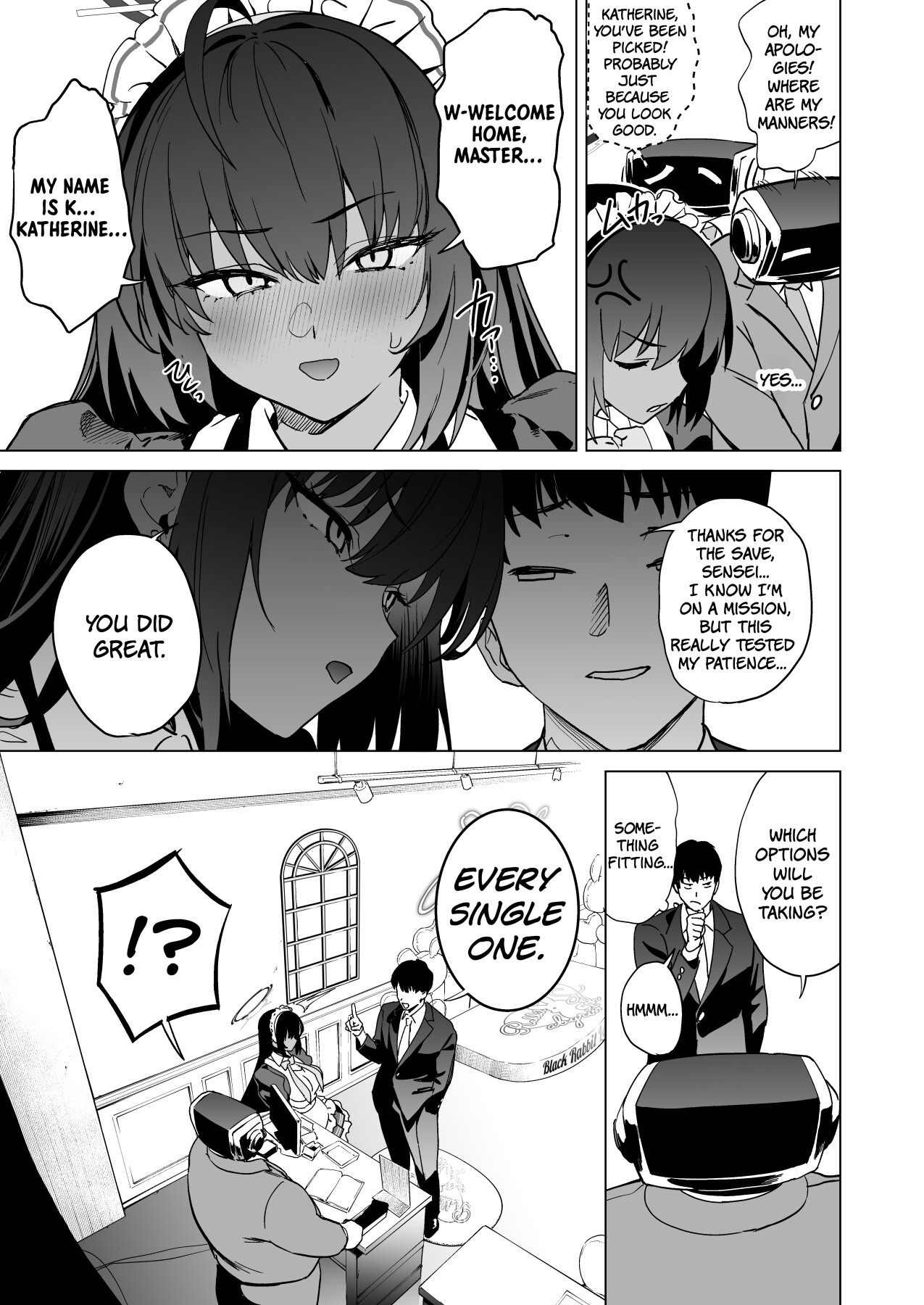 Hentai Manga Comic-Karin's Ass In The Transparent Bunny Suit-Read-4
